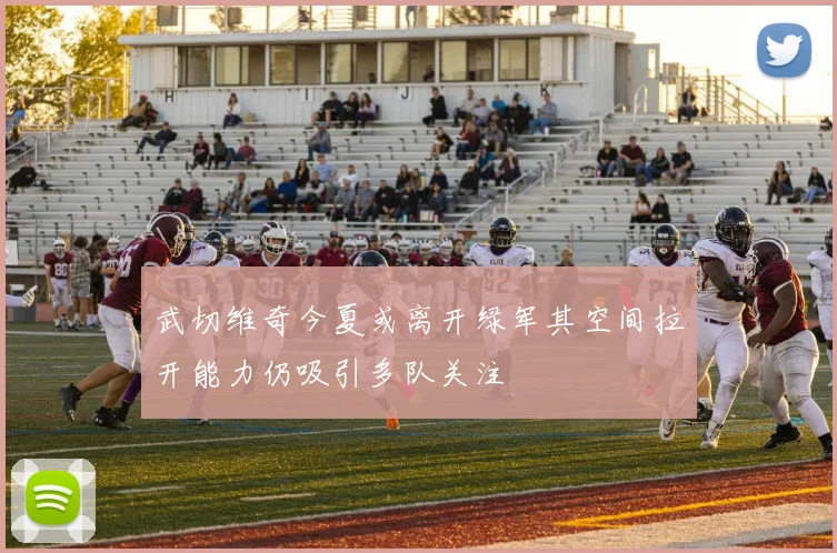 武切维奇今夏或离开绿军其空间拉开能力仍吸引多队关注